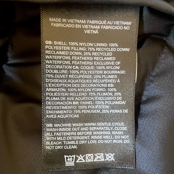 The North Face Women’s Minoqua Down Black Jacket - Picture 9 of 9